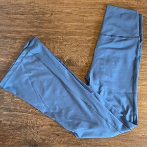 Cross front  flattering Blue flare leggings